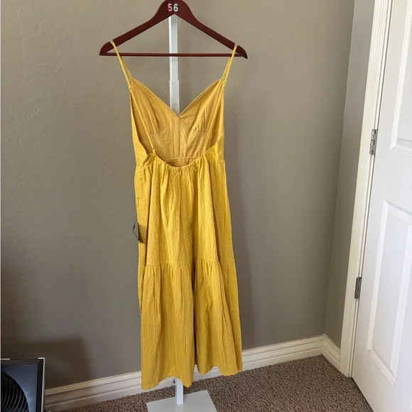 NWT Lulu’s Yellow Sleeveless Summer Dress - Picture 2 of 4